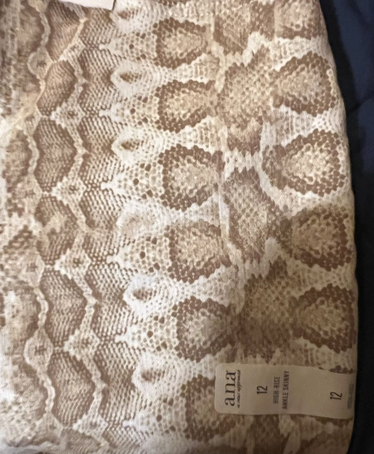 Other ana Snake Jeans High Rise Ankle Skinny Sz 12 NWT Stretch Size 34" / US 12 / IT 48 - 5 Thumbnail