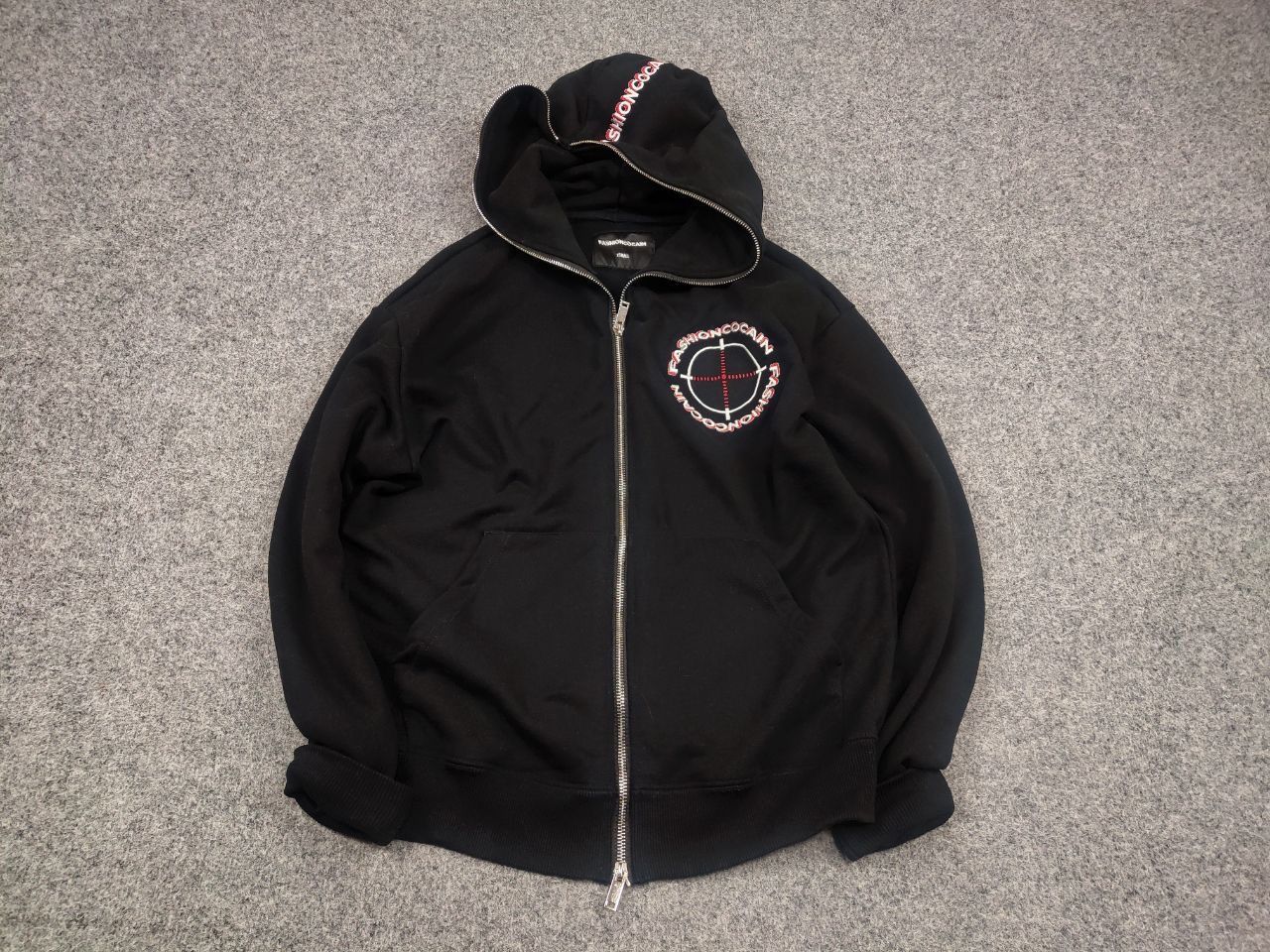 Le Grande Bleu (L.G.B.) Fashion Cocain Design Logo Full Zip Up Hoodie l.g.b. Style Size US S / EU 44-46 / 1 - 2 Thumbnail