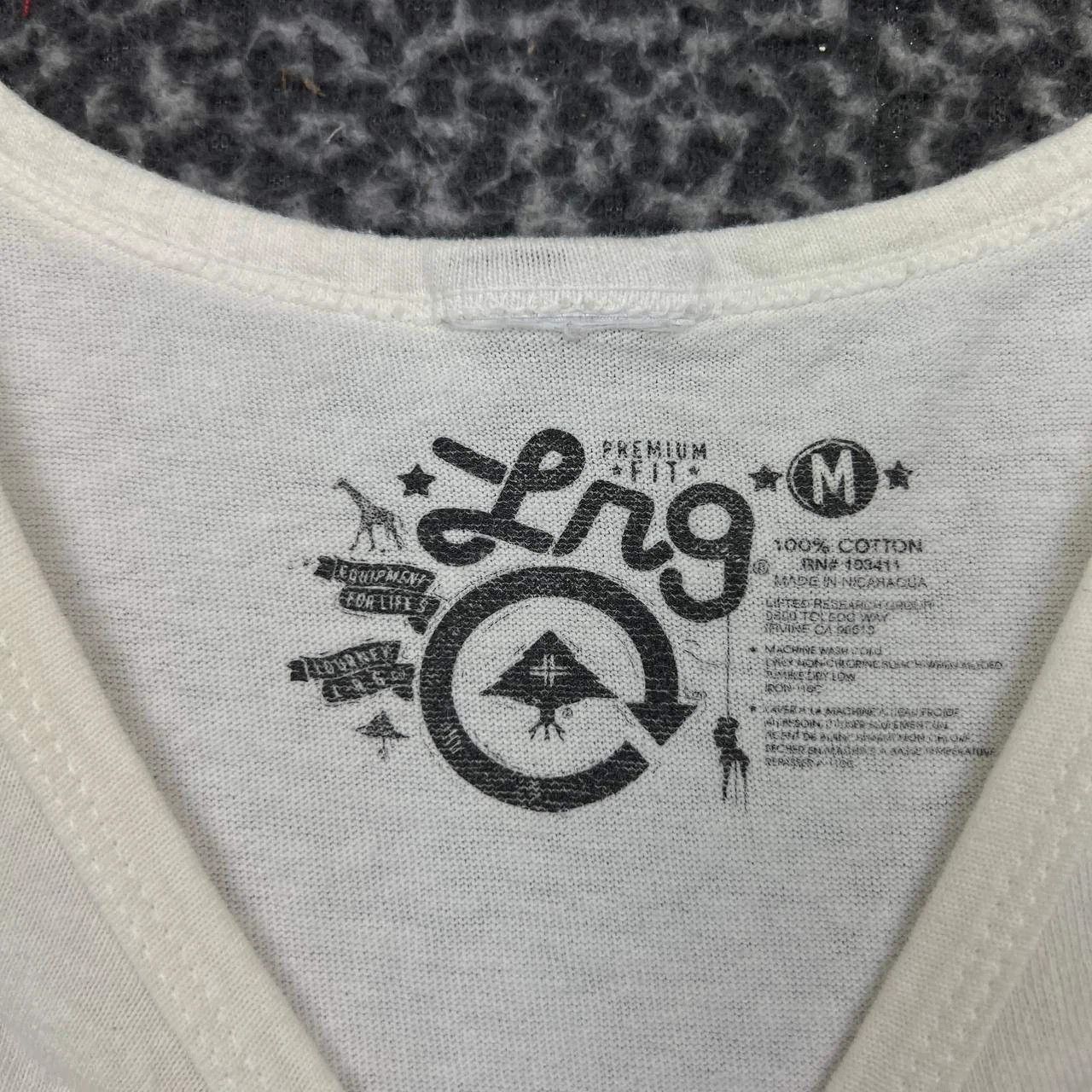 LRG LRG Shirt Men Medium White Panda Skeleton Crew Neck Cotton Size US M / EU 48-50 / 2 - 6 Thumbnail