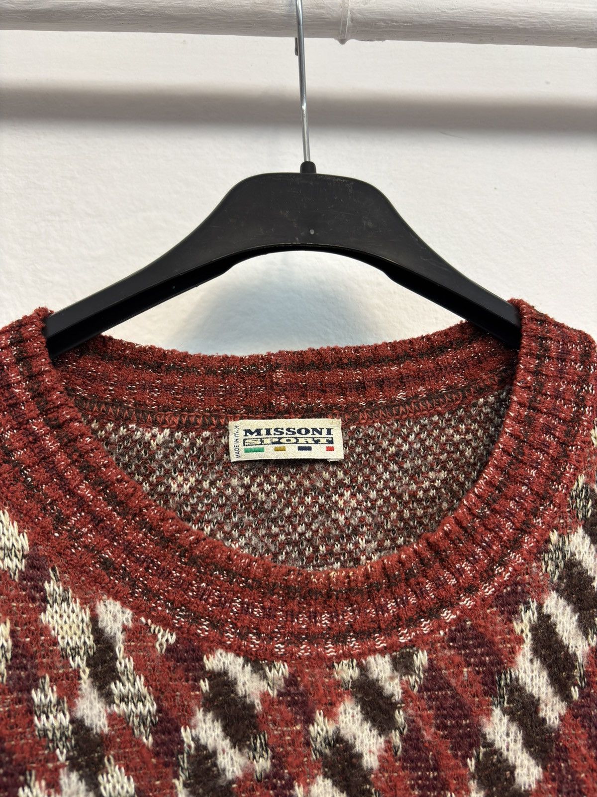 Japanese Brand × Missoni Missoni Sport Sweater Abstract Crazy Oversize Designer 90s Size US XL / EU 56 / 4 - 3 Thumbnail
