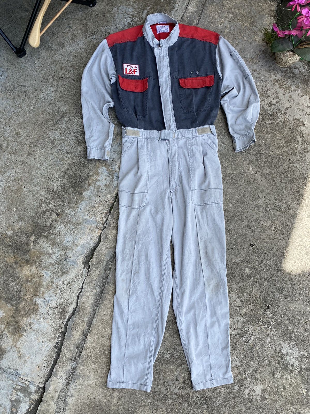 Other Vintage Toyota L&F Coveralls Overalls Jumpsuit Size US 33 - 5 Thumbnail