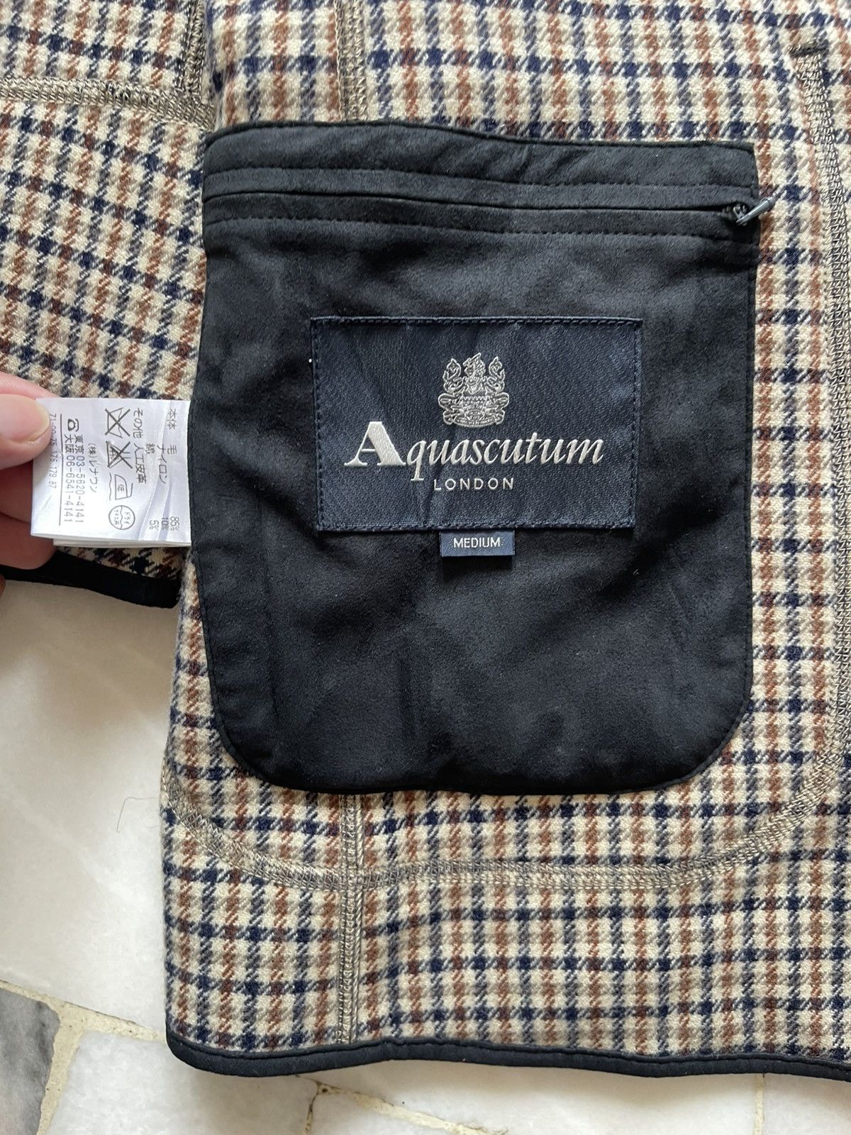 Aquascutum Aquascutum London Wool Chore Jacket #98 Size US L / EU 52-54 / 3 - 15 Thumbnail