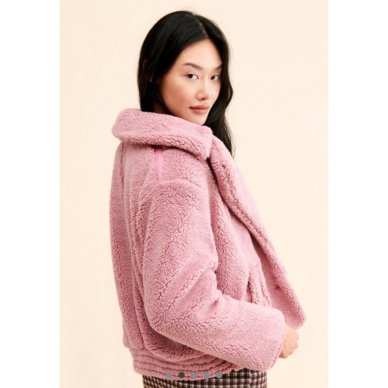 Free People Free People Joplin Cozy Jacket in Pink size M Size M / US 6-8 / IT 42-44 - 5 Thumbnail
