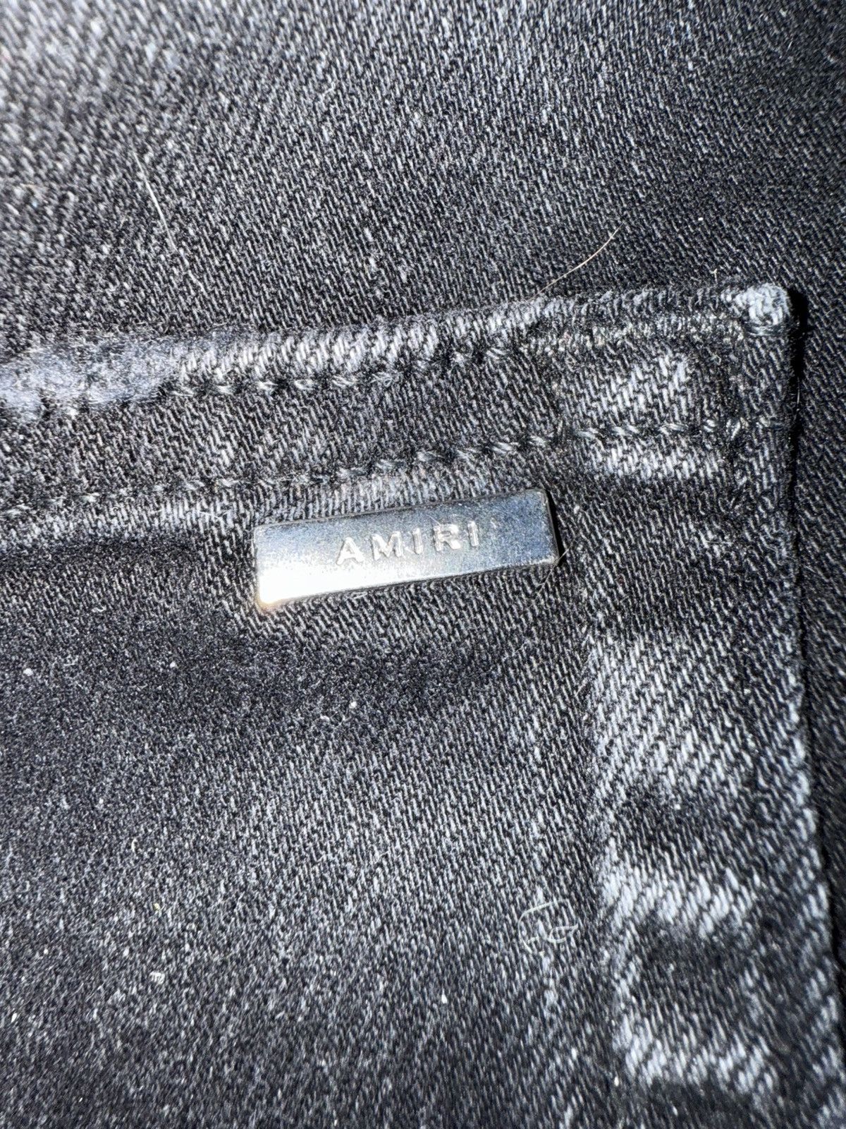 Amiri Black leather camo X1 Size US 34 / EU 50 - 6 Thumbnail