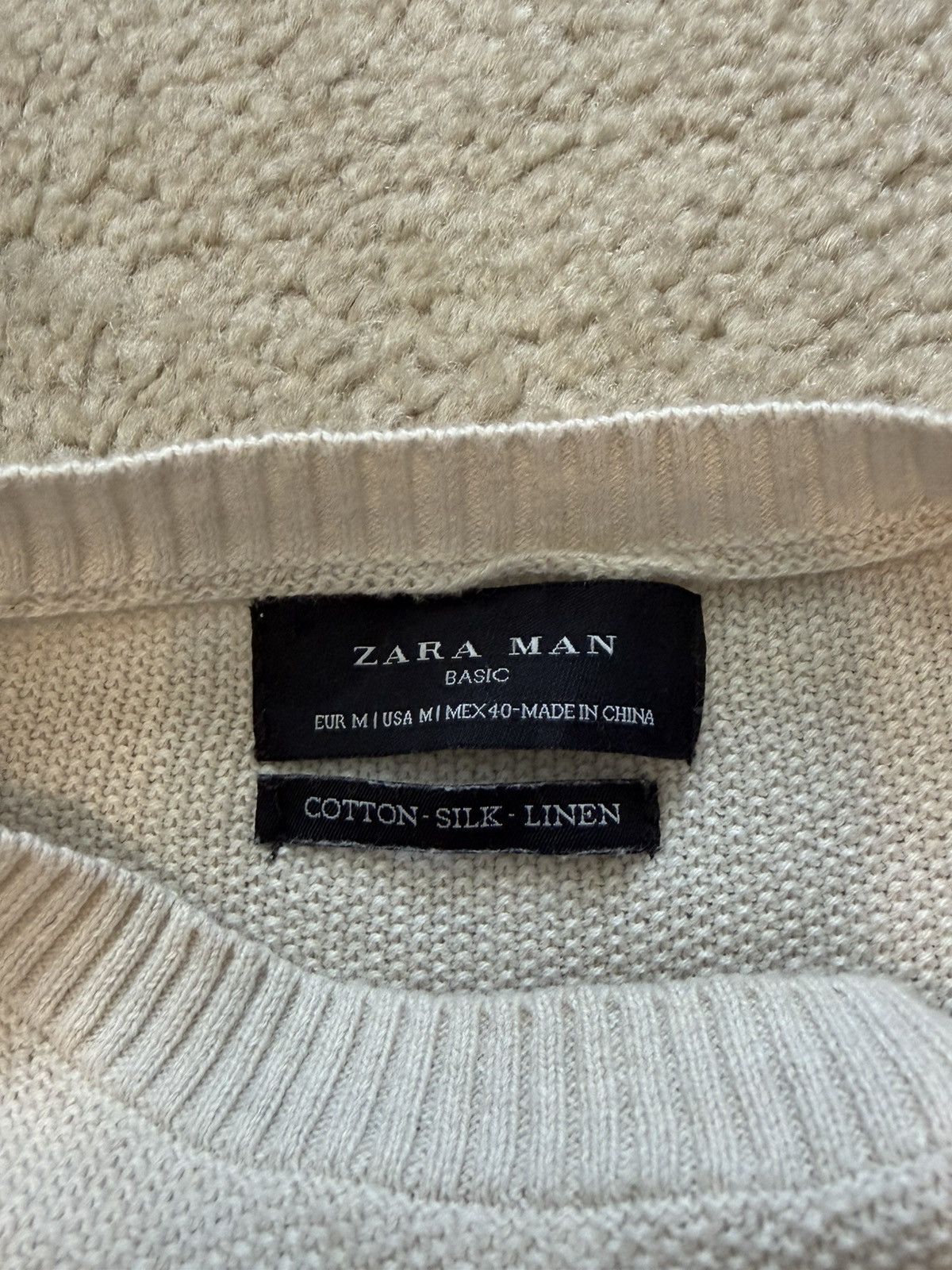 Zara Zara Man Basic Crewneck Sweater Size Medium Size US M / EU 48-50 / 2 - 4 Thumbnail