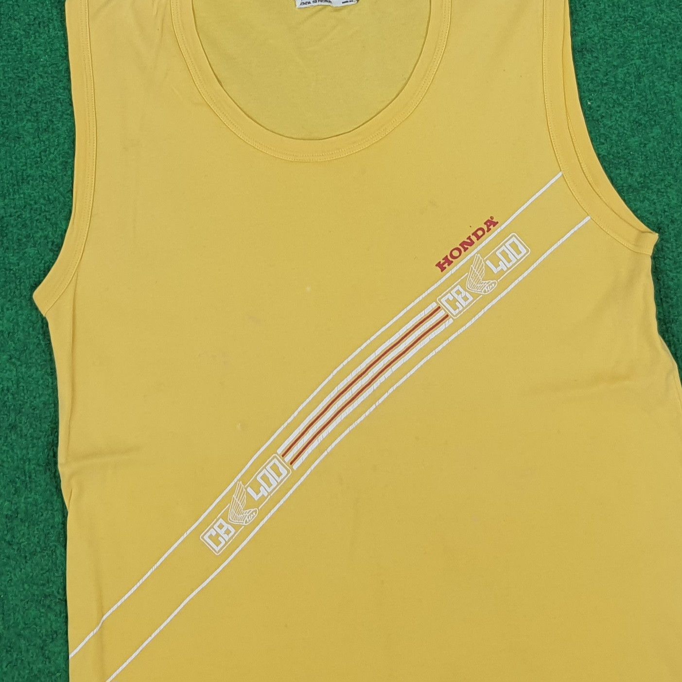 Honda × Japanese Brand × Vintage Vintage HONDA CB400 Motorbike Japanese Brand Tank Top Size US S / EU 44-46 / 1 - 2 Thumbnail