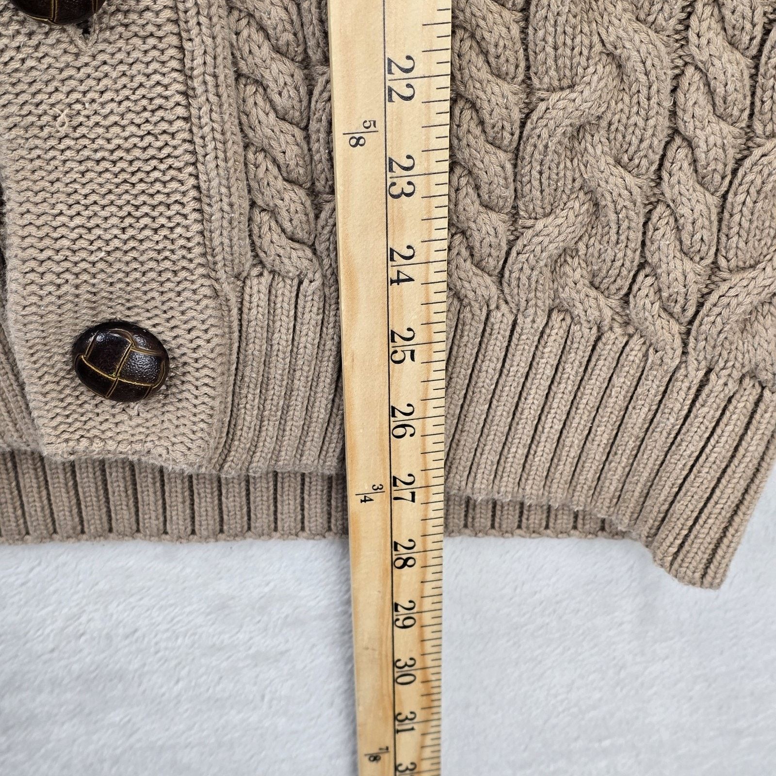 Daniel Hechter Daniel Hechter Shawl Cardigan Small Fair Isle Cable Knit Size US S / EU 44-46 / 1 - 10 Thumbnail