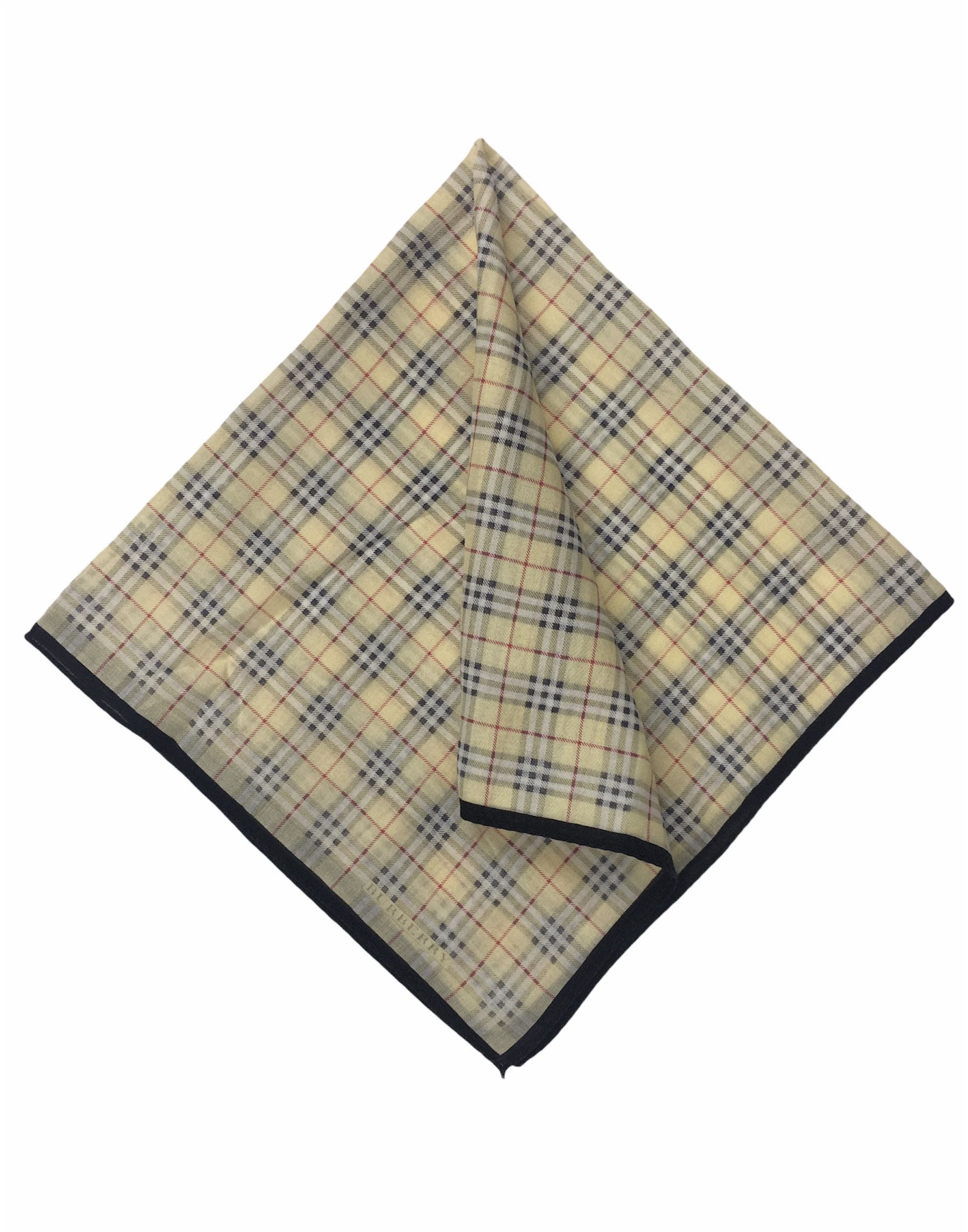 Burberry Burberry Novacheck Handkerchief Neckerchief Bandana HKC0011 Size ONE SIZE - 1 Thumbnail