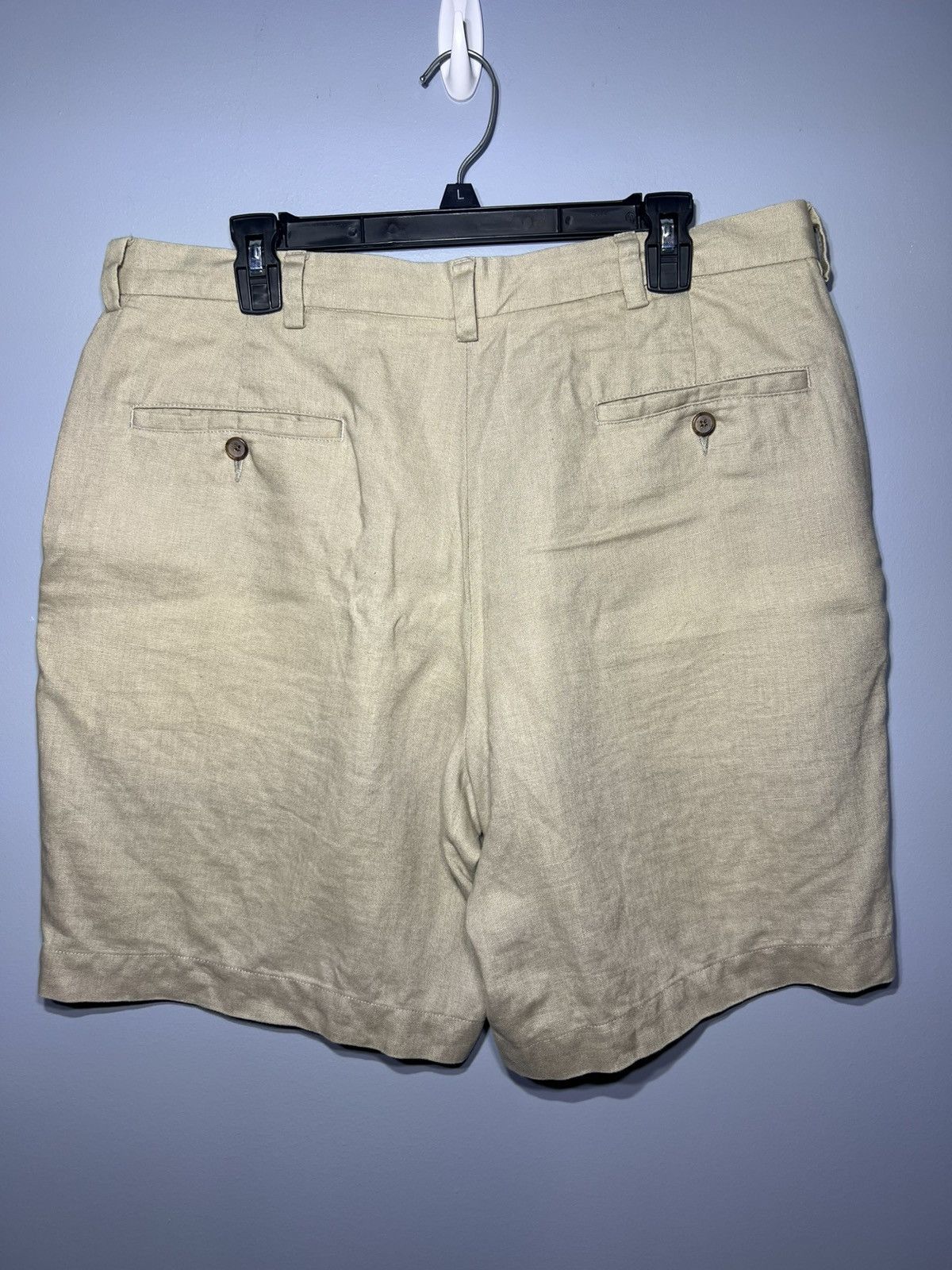 Brooks Brothers Brooks Brothers 346 Men's Pleated 100% Linen Shorts Sz 36 Size US 36 / EU 52 - 2 Thumbnail