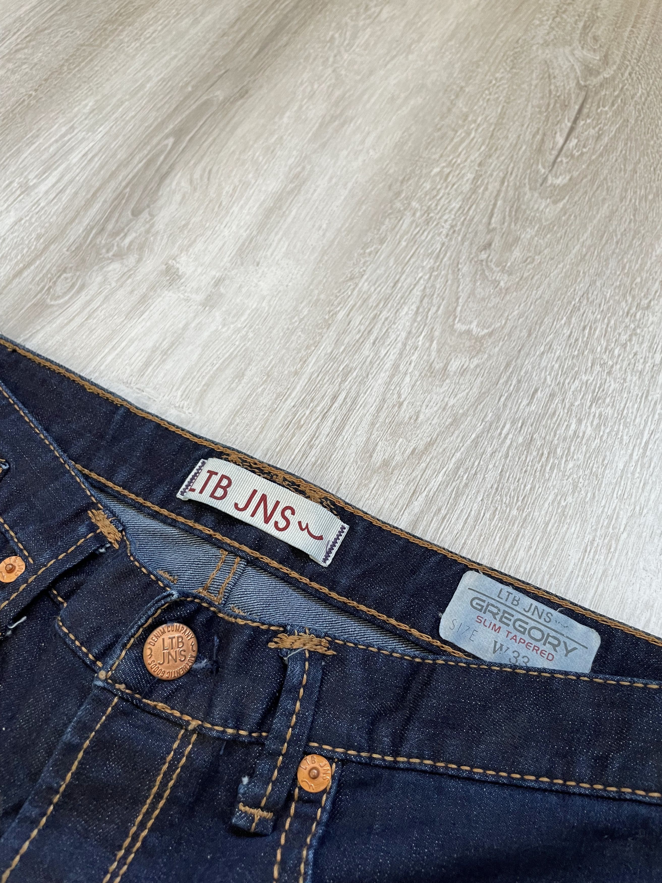 Jean LTB Jeans Gregory Slim Tapered Denim Size US 33 - 6 Thumbnail