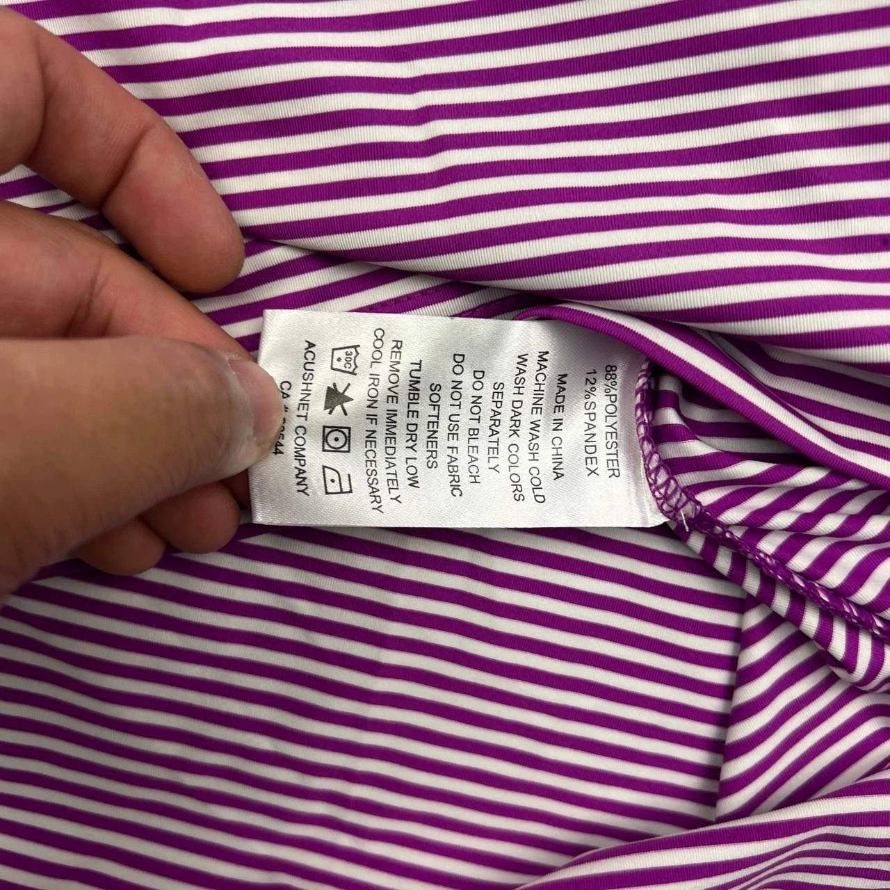 Footjoy FootJoy Golf Polo Shirt L Striped Short Sleeve Performance Size US L / EU 52-54 / 3 - 7 Thumbnail