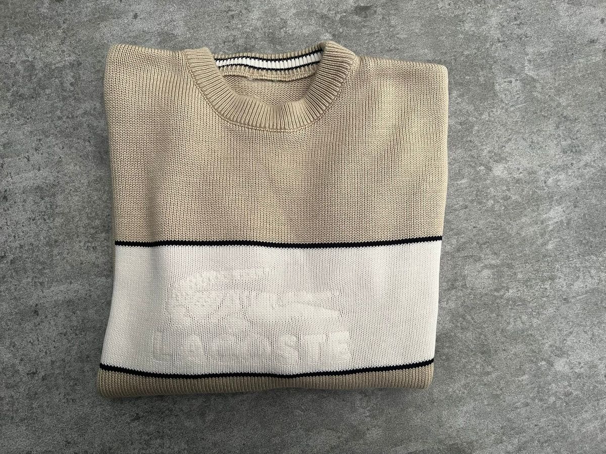 Lacoste Vintage Lacoste Sweater Size US L / EU 52-54 / 3 - 3 Thumbnail