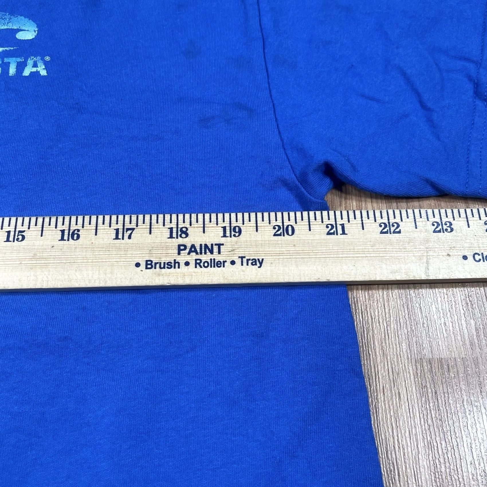 Gildan Gildan Graphics T-Shirt Adults L Large Blue Ultra Cotton Crewneck Short Sleeve Classic Logo Size US L / EU 52-54 / 3 - 6 Thumbnail