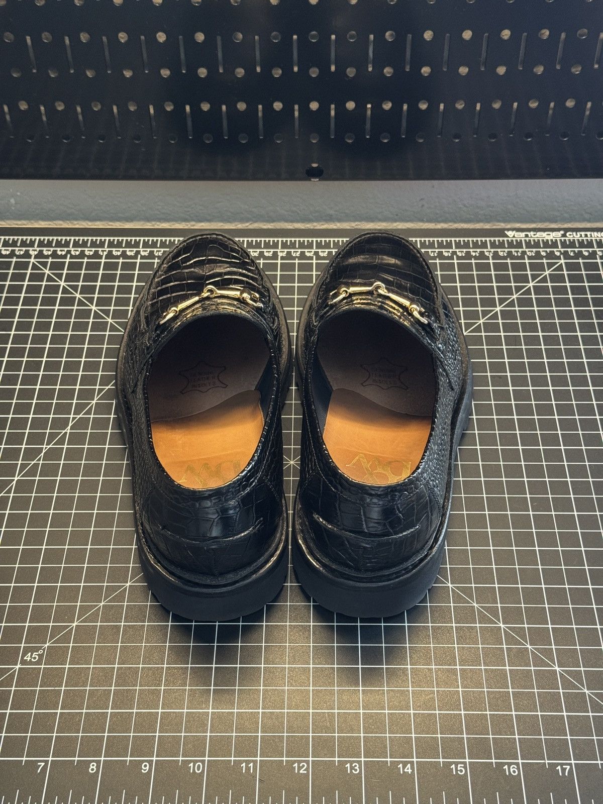 Blackstock & Weber Blackstock & Weber Crocodile Horse Bit Loafer Size US 8.5 / EU 41-42 - 4 Thumbnail