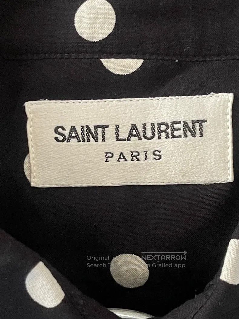 Saint Laurent Paris Saint Laurent Paris Polka Dot Shirt Size US XXS / EU 40 - 4 Thumbnail