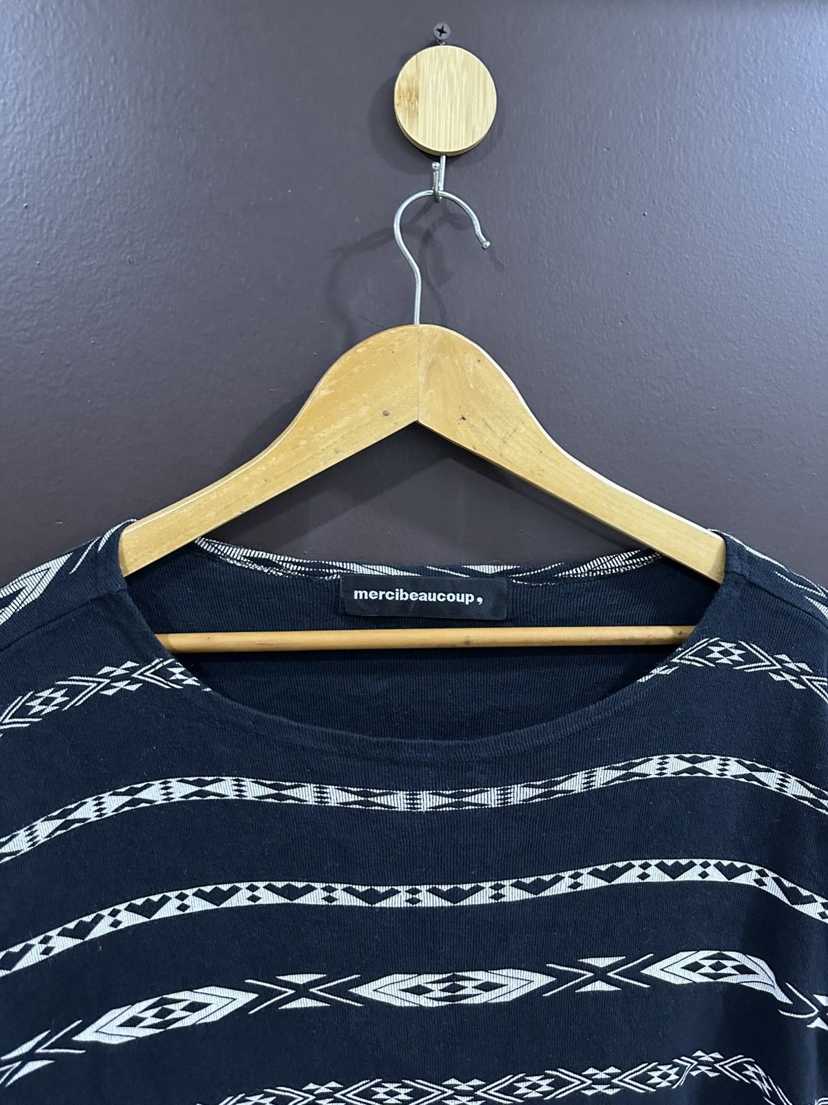 mercibeaucoup Issey Miyake Mercibeaucoup Aztec Stripes L/S Shirt Size US XL / EU 56 / 4 - 3 Thumbnail