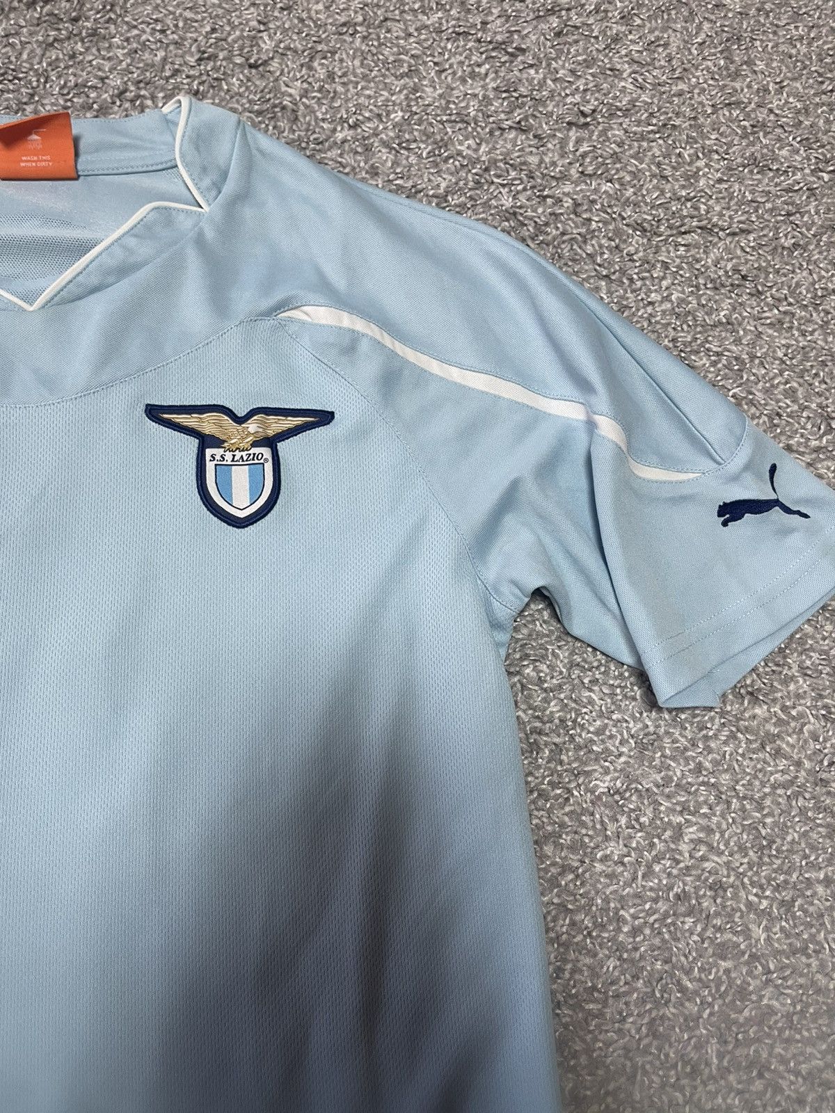 Puma × Vintage LAZIO 2010-2011 HOME FOOTBALL SHIRT SOCCER JERSEY S PUMA Size US S / EU 44-46 / 1 - 6 Thumbnail