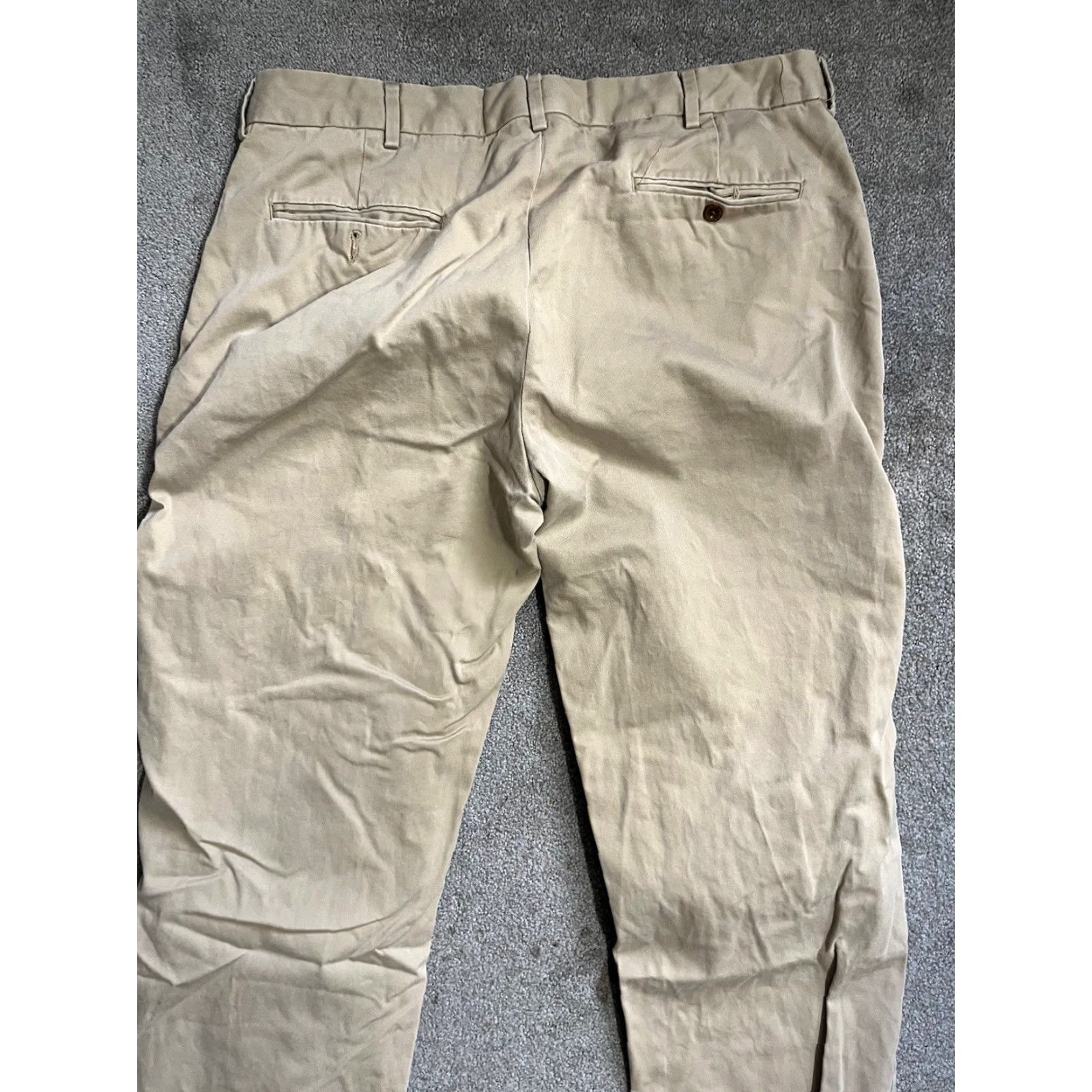 Polo Ralph Lauren VINTAGE Polo Ralph Lauren Pants Adult 36 Brown Chino Preston 100% Cotton 36x31 Size US M / EU 48-50 / 2 - 4 Thumbnail