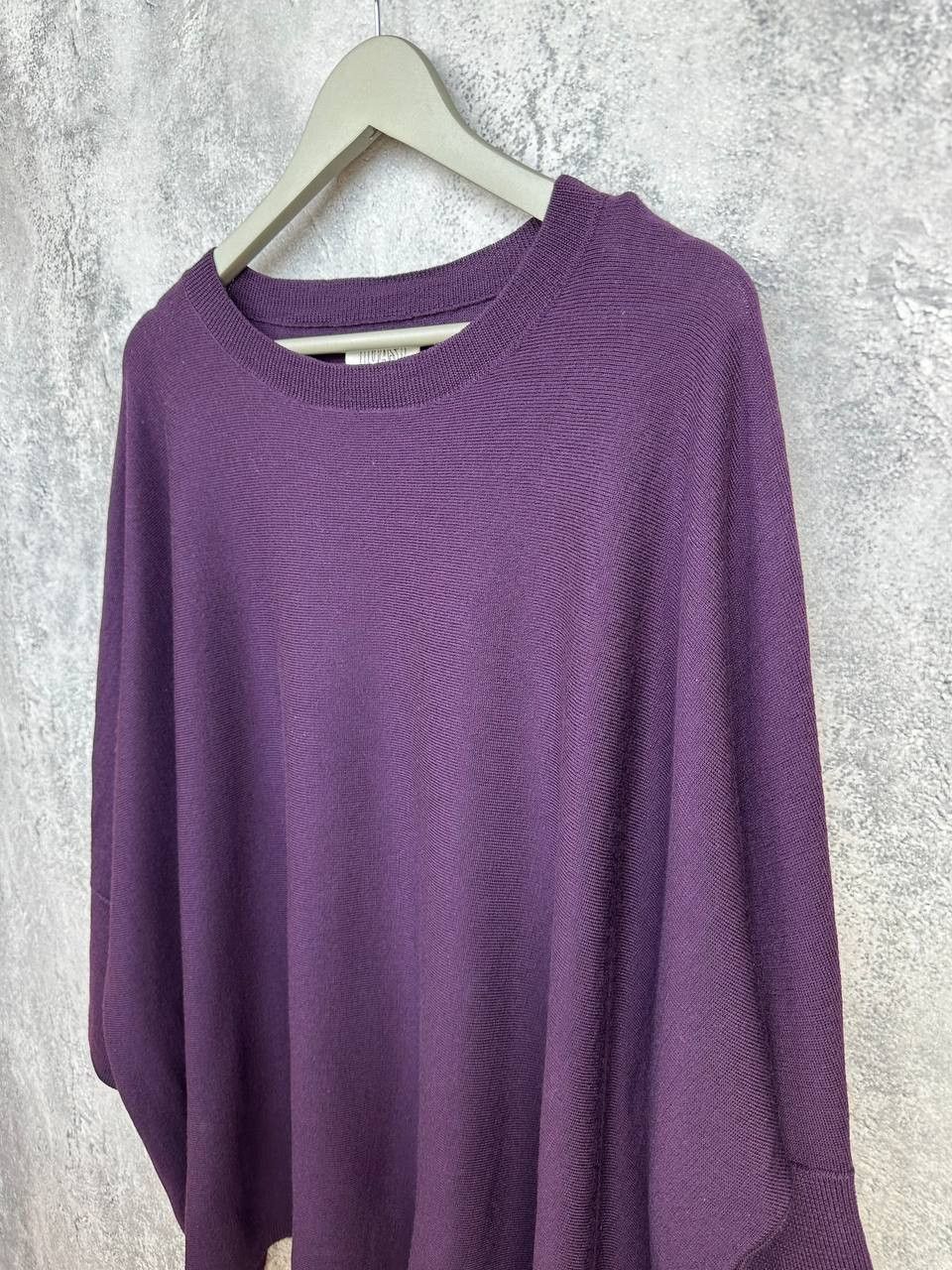 Other TOAST Oversized Superfine Wool Sweater Purple Boxy Batwing Size L / US 10 / IT 46 - 5 Thumbnail