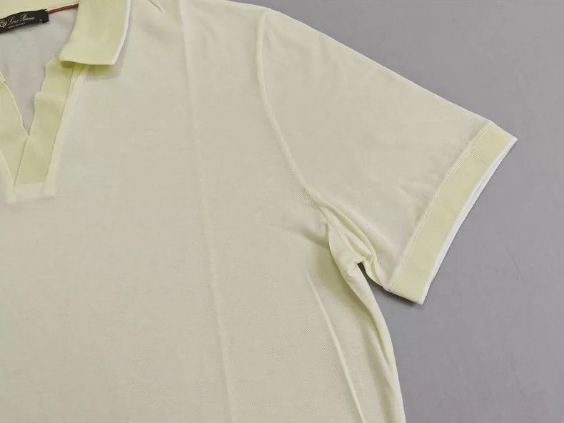 Loro Piana LORO PIANA Men's seagull collar polo shirt short sleeves Size US M / EU 48-50 / 2 - 5 Thumbnail