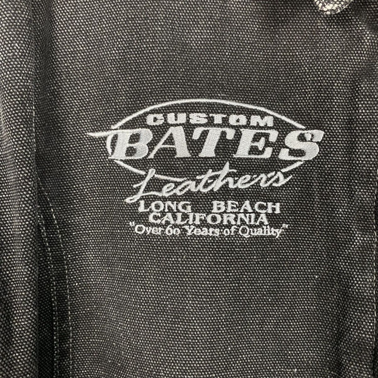 Japanese Brand 🔥VINTAGE BIKER JACKET CUSTOM BATES LEATHERS BIG LOGO Size US L / EU 52-54 / 3 - 10 Thumbnail