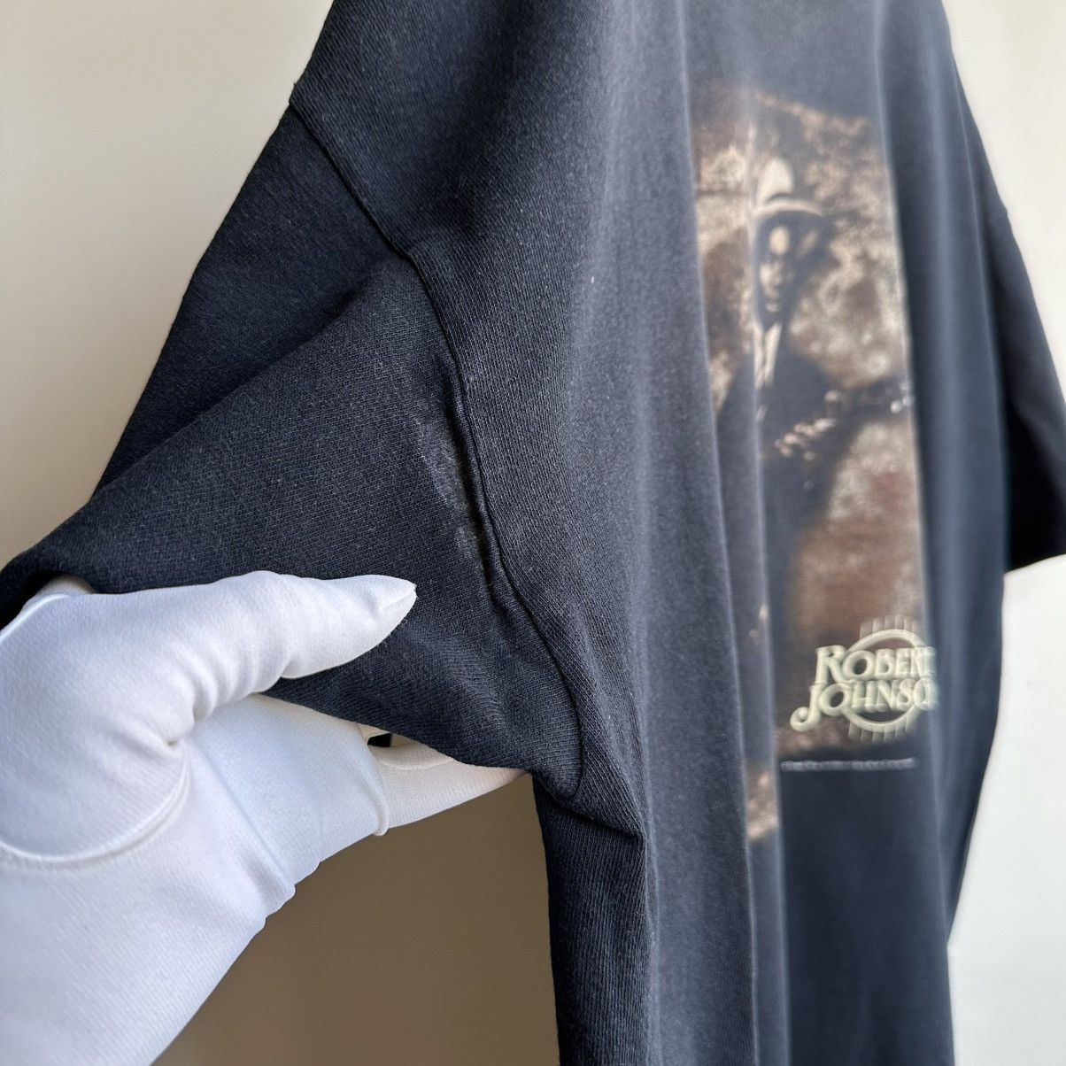 Band Tees × Vintage VINTAGE ROBERT JOHNSON BAND GRAPHIC TEE Size US XXL / EU 58 / 5 - 11 Thumbnail