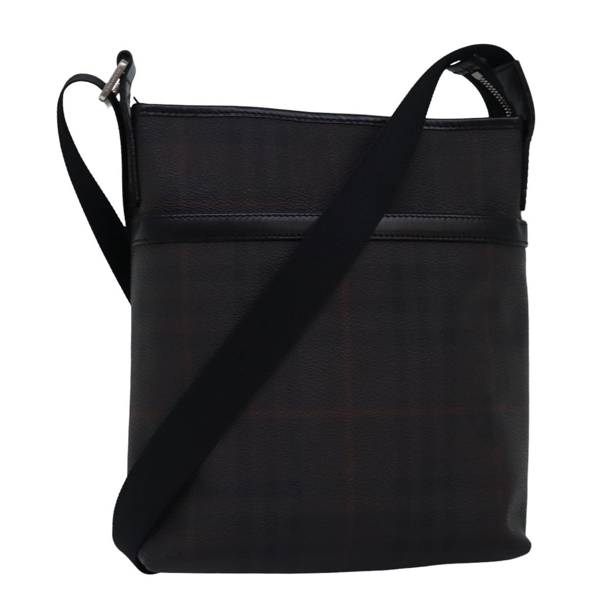 Burberry Nova Check Brown Canvas Shoulder Bag (Pre-Owned) Size ONE SIZE - 1 Thumbnail