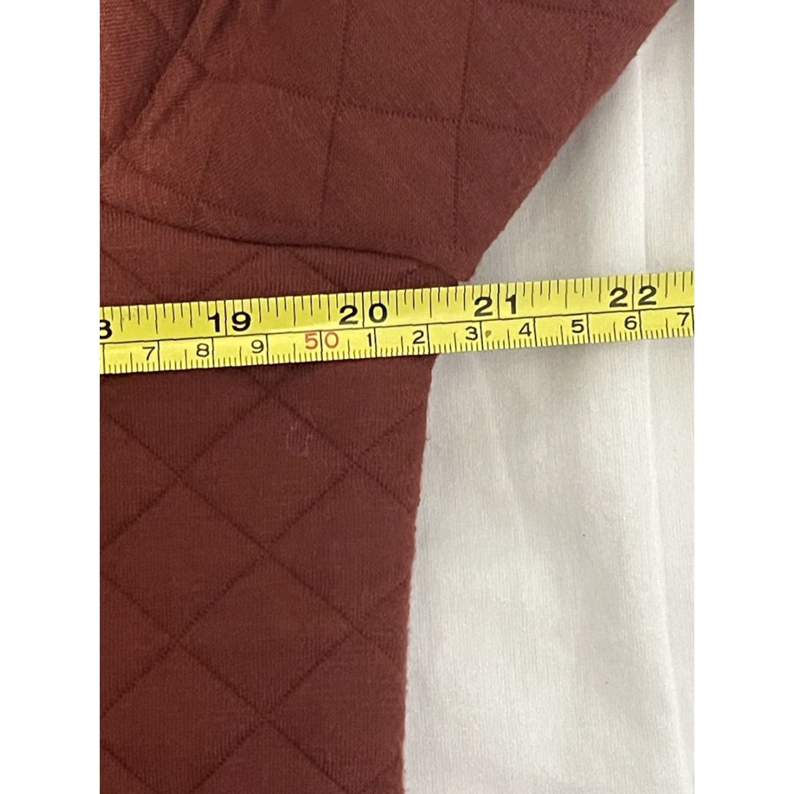 Marine Layer VINTAGE Marine Layer Mya Quilted Swing Bomber Jacket Henna L Womens Orangish Brown Quilted Swing Bomber Jacket EUC Size L / US 10 / IT 46 - 7 Thumbnail