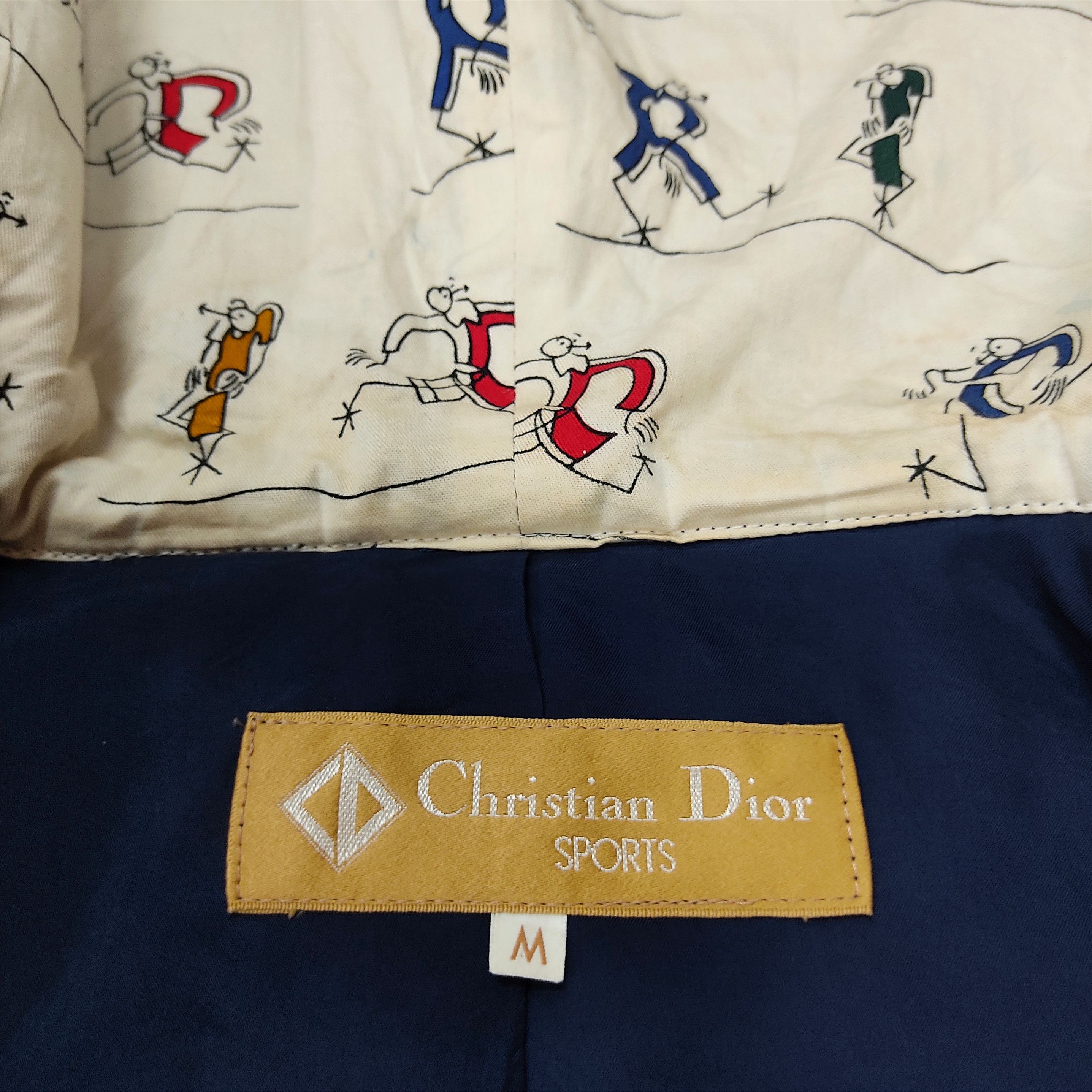 Christian Dior Monsieur Vintage CHRISTIAN DIOR SPORTS Wool Hooded Jacket Size US M / EU 48-50 / 2 - 11 Thumbnail