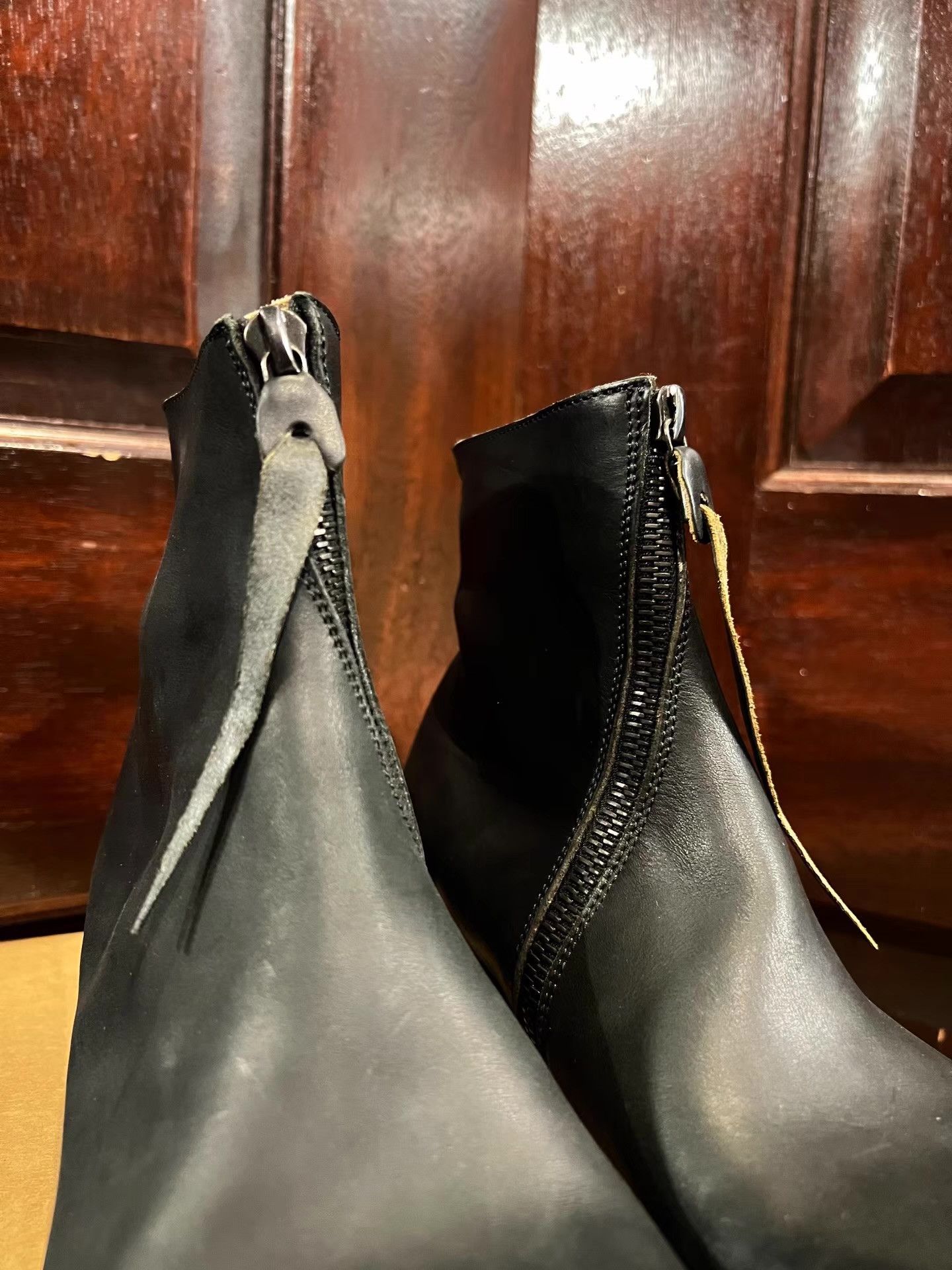 Ma+ m.a+ Women's Black One‑Piece Side‑Zip Short Boots Ｑ25 Size US 5 / IT 35 - 5 Thumbnail