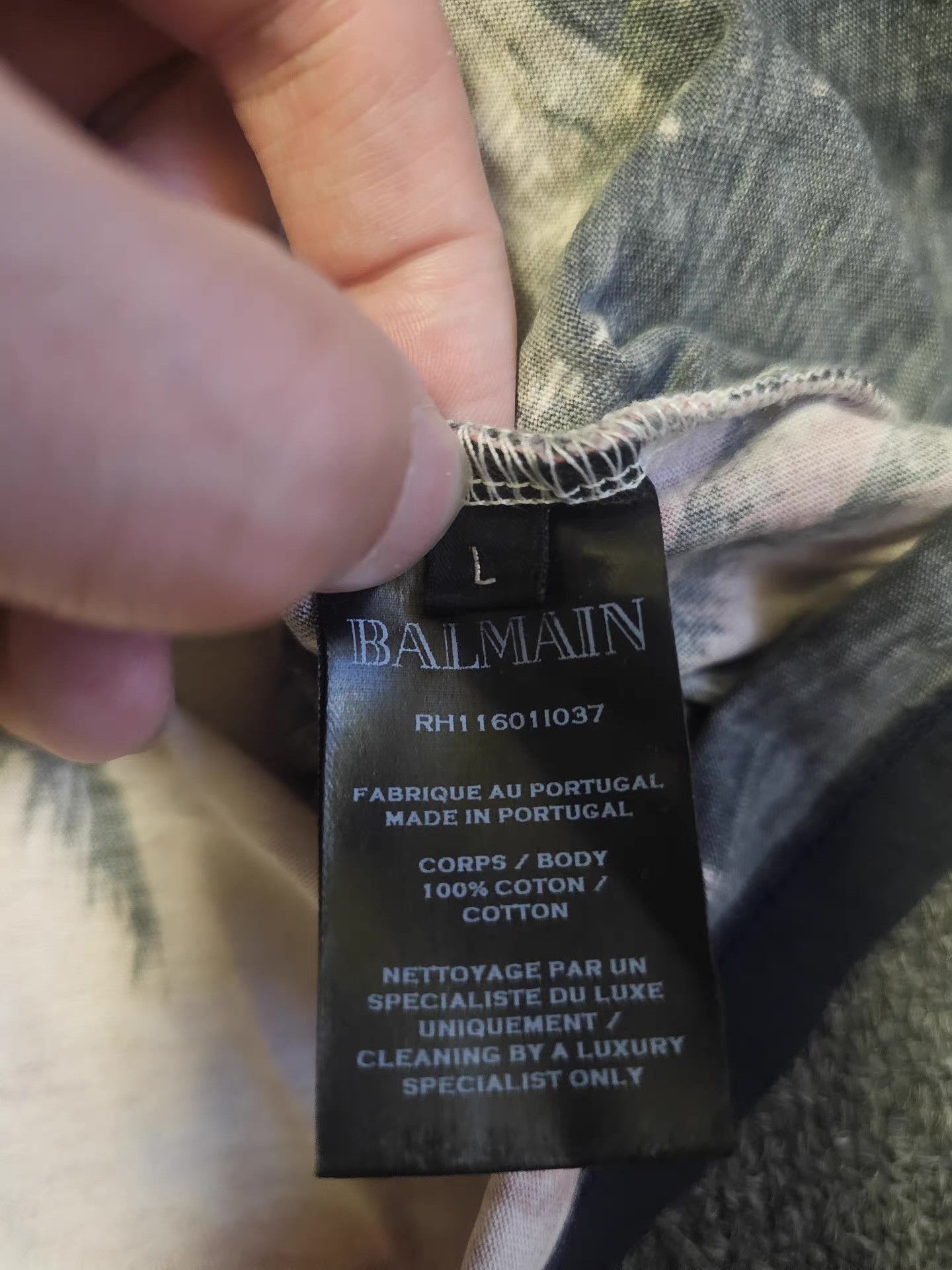 Balmain Balmain Short Sleeve T-Shirt, Q4 Size US L / EU 52-54 / 3 - 5 Thumbnail