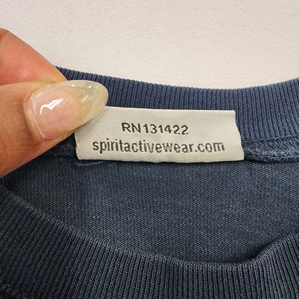 Other Spirit Navy Teal 90s Oversized Lg Sleeve "Tulane 1834" Shirt Size US L / EU 52-54 / 3 - 9 Thumbnail