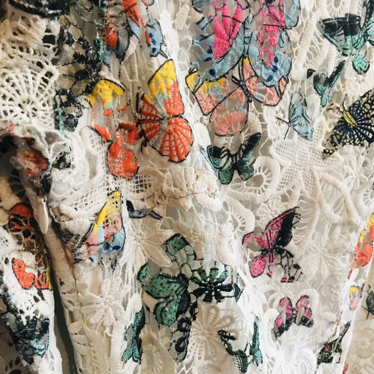 If Six Was Nine × Seditionaries Japanese Butterfly Lace Dress Size S / US 4 / IT 40 - 3 Thumbnail