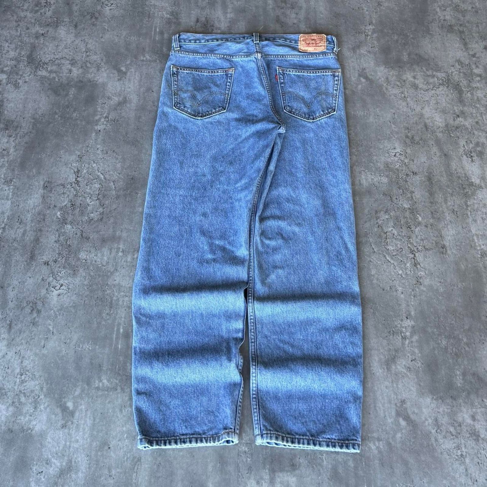 Levi's × Levi's Vintage Clothing Vintage Y2K Levi’s 550 Relaxed Fit Embroidered Denim Jeans Size US 36 / EU 52 - 1 Thumbnail