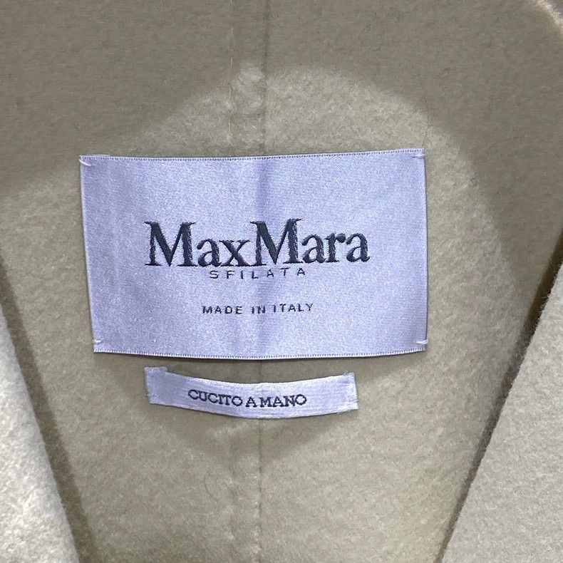 Max Mara Max Mara 101 801 Spring/Summer Light Yellow Cashmere Coat Size M / US 6-8 / IT 42-44 - 3 Thumbnail
