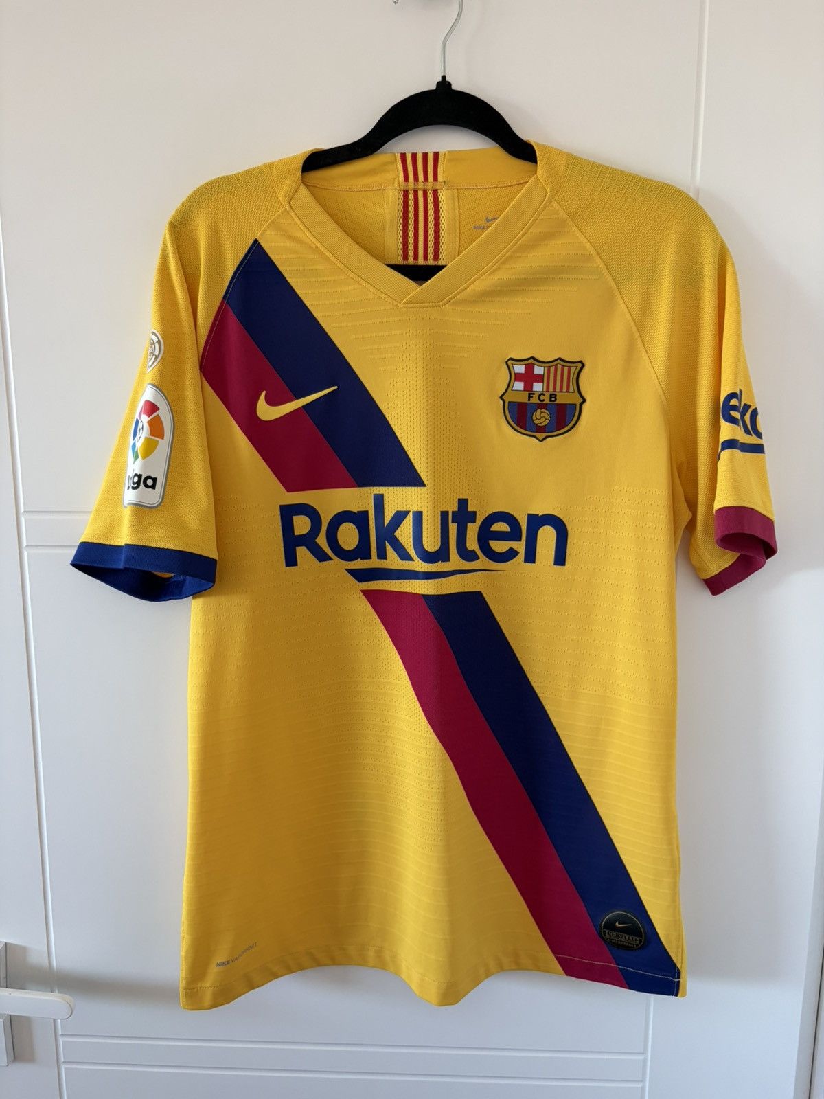 Barcelona nike 2019/2020 wyjazdowa Messi wersja meczowa — zdjęcie 5