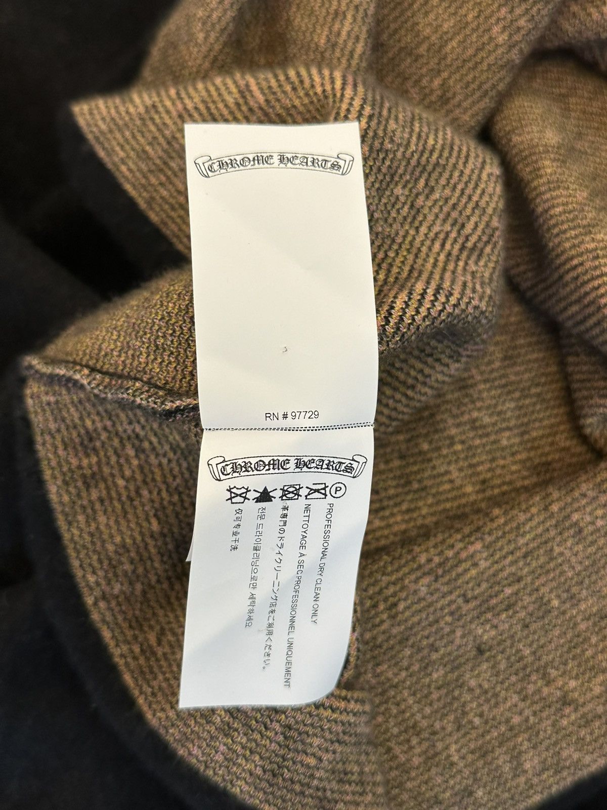 Chrome Hearts CHROME HEARTS SEX RECORDS CASHMERE SZ L Size US L / EU 52-54 / 3 - 8 Thumbnail