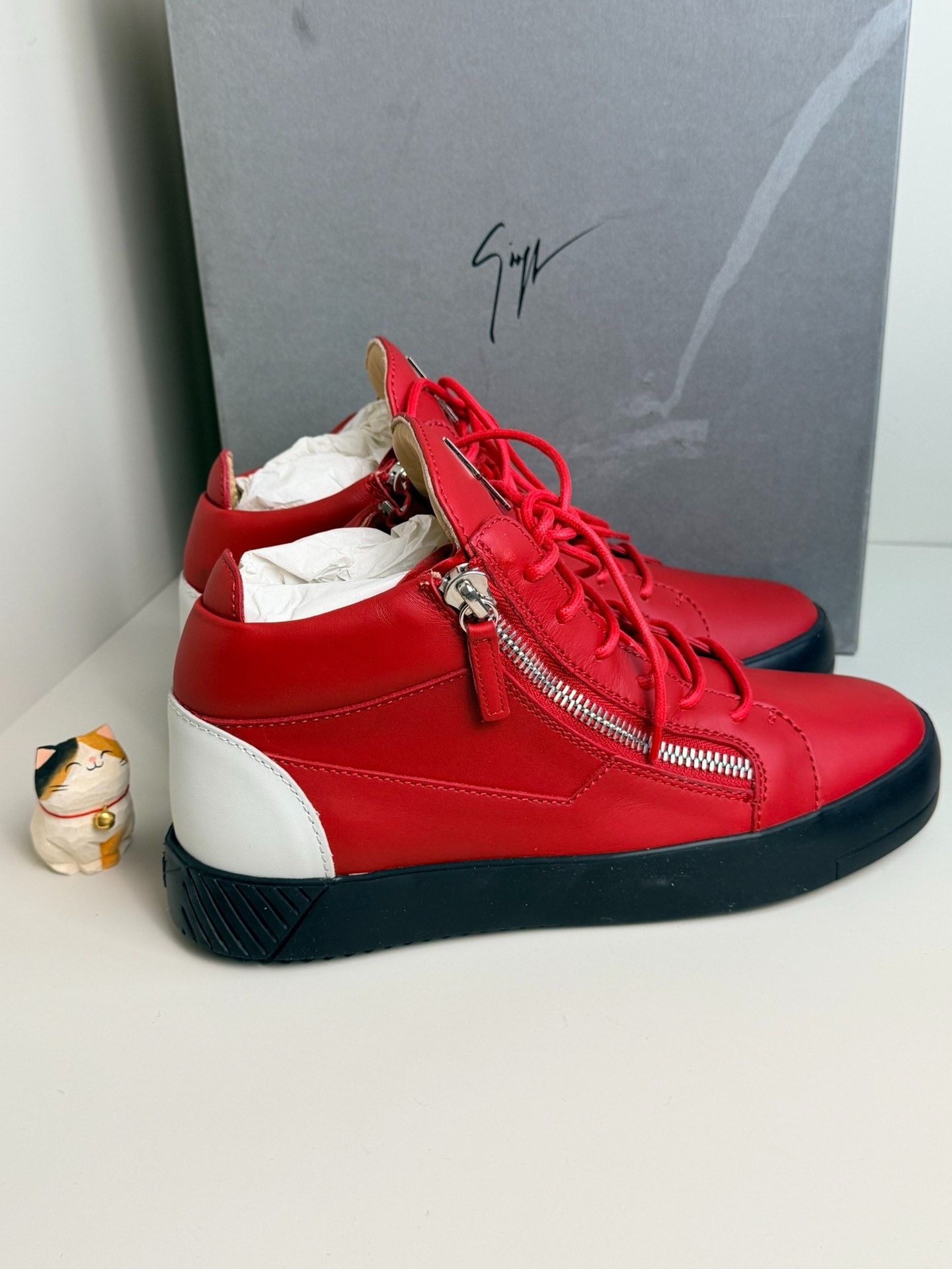 Giuseppe Zanotti Giuseppe Zanotti Casual Hitop Sneakers 9 Men Size US 9 / EU 42 - 1 Thumbnail