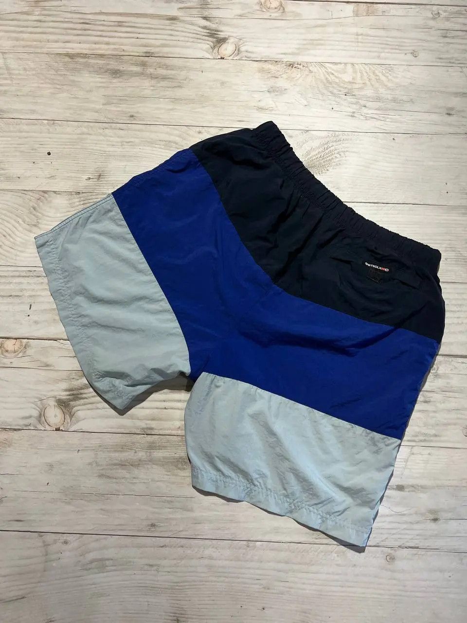 Nike Vintage Nike Shorts Nylon 00s Swoosh Striped Y2K Size US 36 / EU 52 - 3 Thumbnail