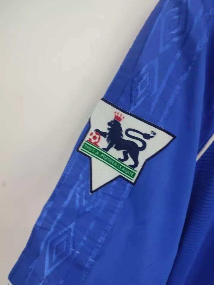 Umbro FC CHELSEA 1999-00 Home FOOTBALL Kit SHIRT SOCCER JERSEY #9 Size US L / EU 52-54 / 3 - 8 Thumbnail