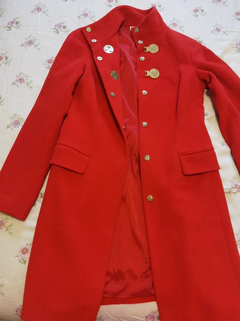 Versace Versace Wool and cashmere coats Size L / US 10 / IT 46 - 2 Thumbnail