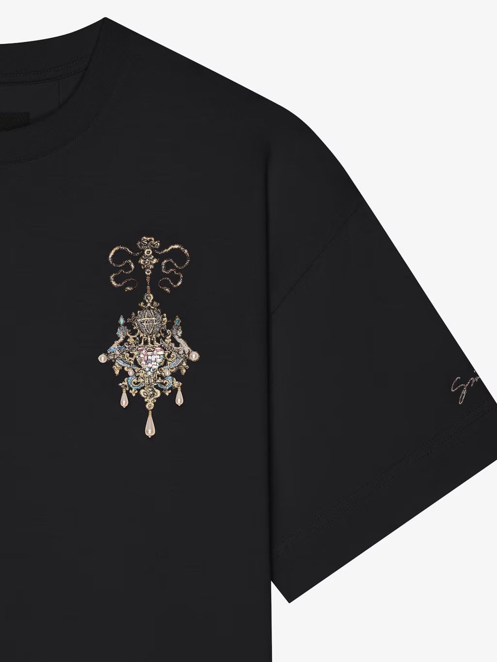 Givenchy o1w1db10325 Standrad Short Slaave Base in Black Size US S / EU 44-46 / 1 - 2 Thumbnail