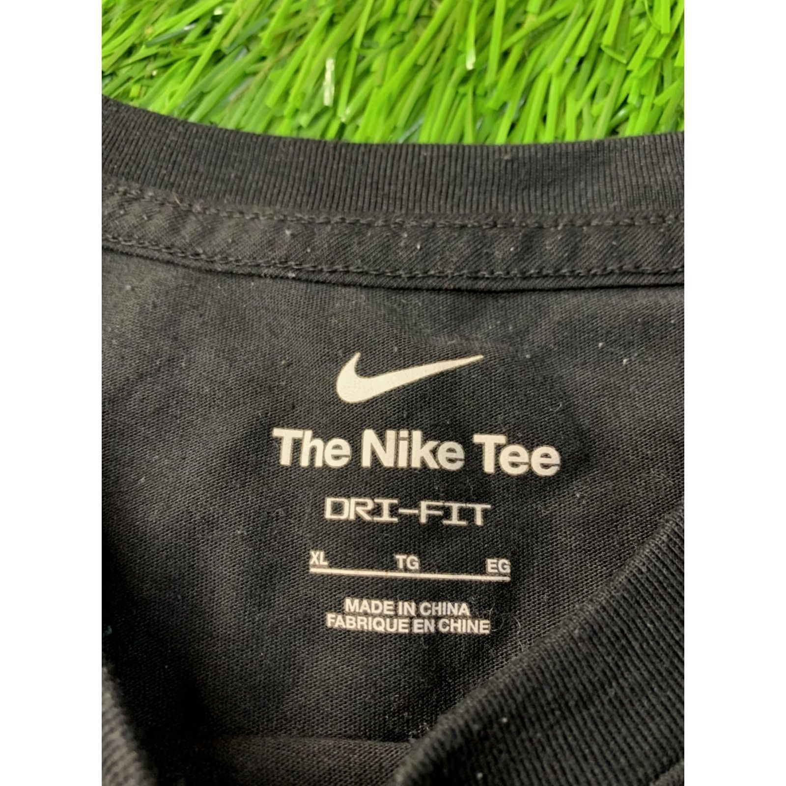 Nike Nike Pro Dri-Fit Casual Shirt Jersey T-Shirt Tee XL Black Men Short Sleeve Crew Neck Sports CrossFit Shirt Mens Size US XL / EU 56 / 4 - 4 Thumbnail