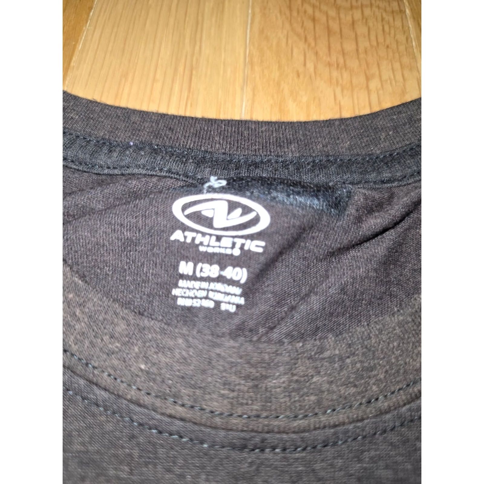 Athletic Works Athletic Works T-Shirt Men's M Black Cotton Short Sleeve Crew Neck Pocket Shirt Size US M / EU 48-50 / 2 - 4 Thumbnail
