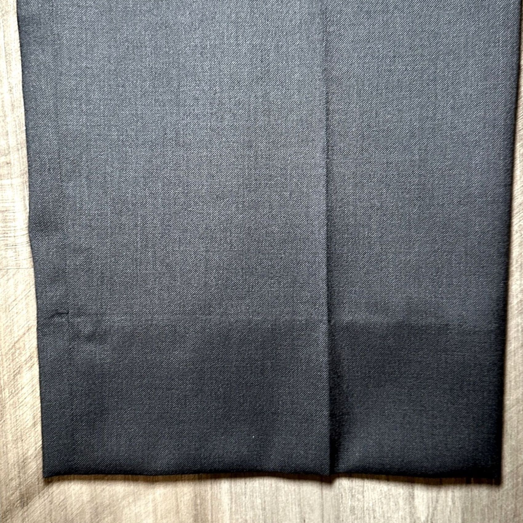 Vintage Ballin Dress Pants Men 35 Wool Charcoal 32in Inseam MS8503 - Made in Italy Four Seasons Super 130s Trouser Size US 35 - 4 Thumbnail