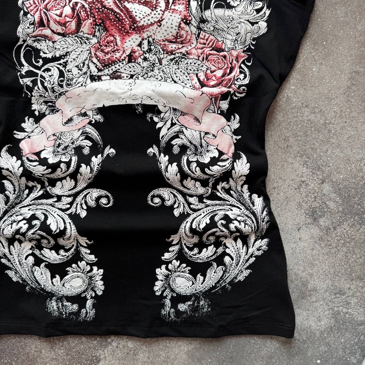 If Six Was Nine Y2K Era Vintage Gothic Glam Rock Punk T-Shirt Size S / US 4 / IT 40 - 6 Thumbnail