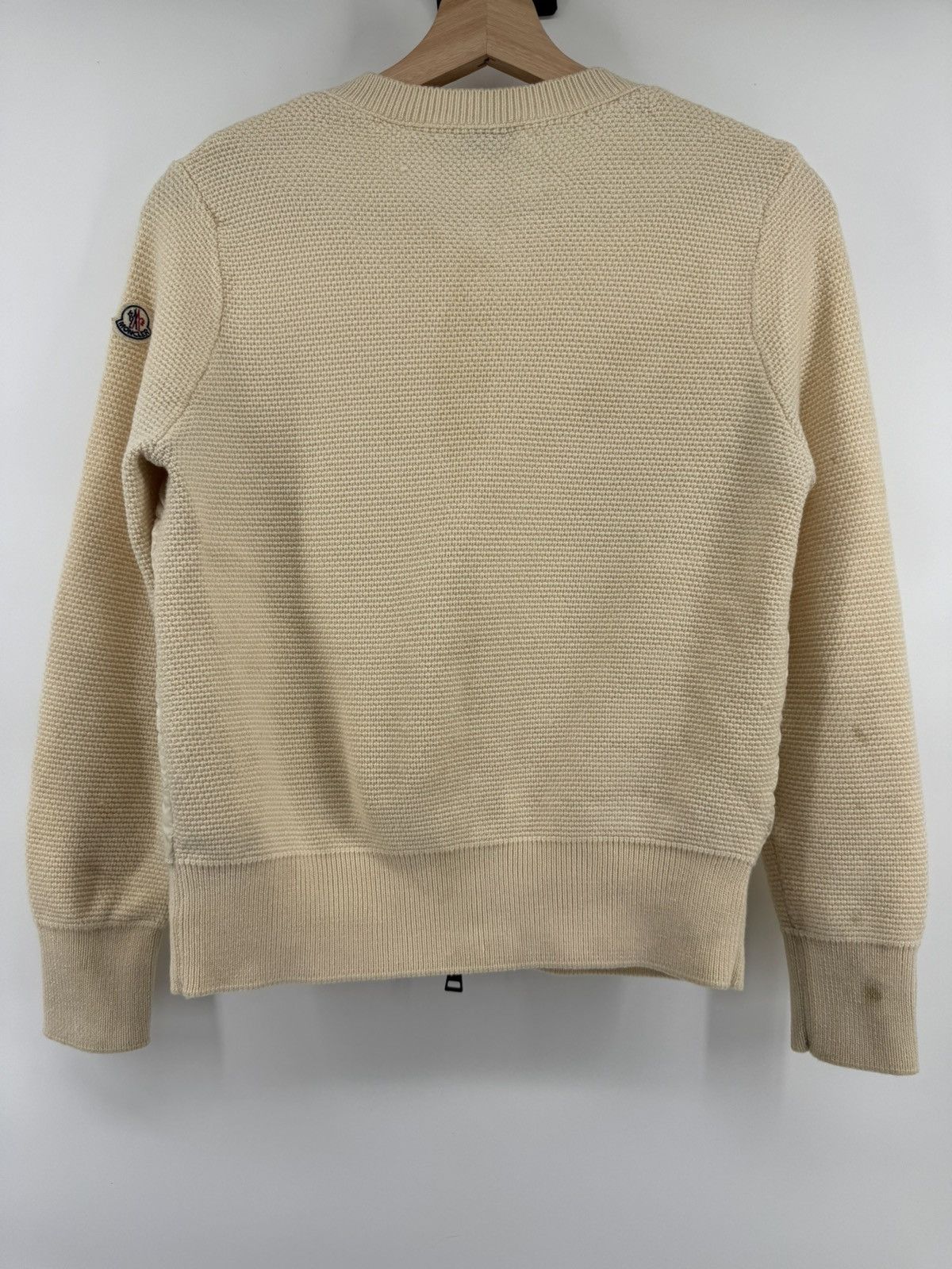 Moncler MONCLER MAGLIONE TRICOT ALLA COREANA knit x nylon cardigan M Size M / US 6-8 / IT 42-44 - 7 Thumbnail