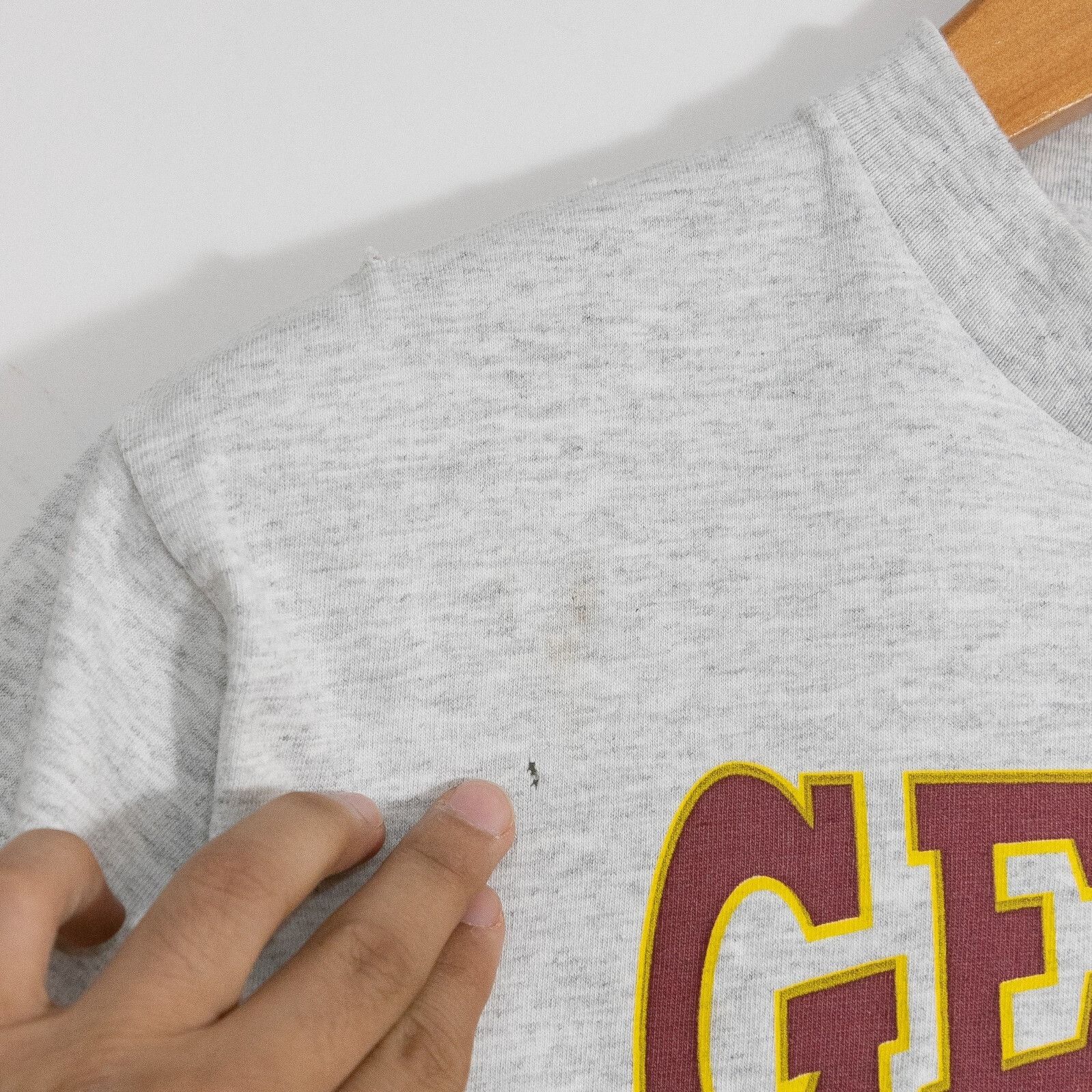 Vintage Vintage 90s Georgia Tourism T Shirt Large Atlanta Distressed Size US L / EU 52-54 / 3 - 3 Thumbnail