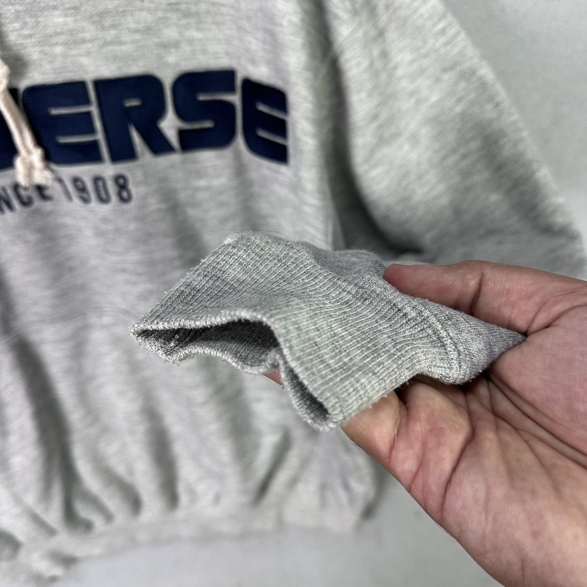 Converse Vintage 90s Converse Chuck Taylor Hoodie Grey Big Logo Size US M / EU 48-50 / 2 - 4 Thumbnail