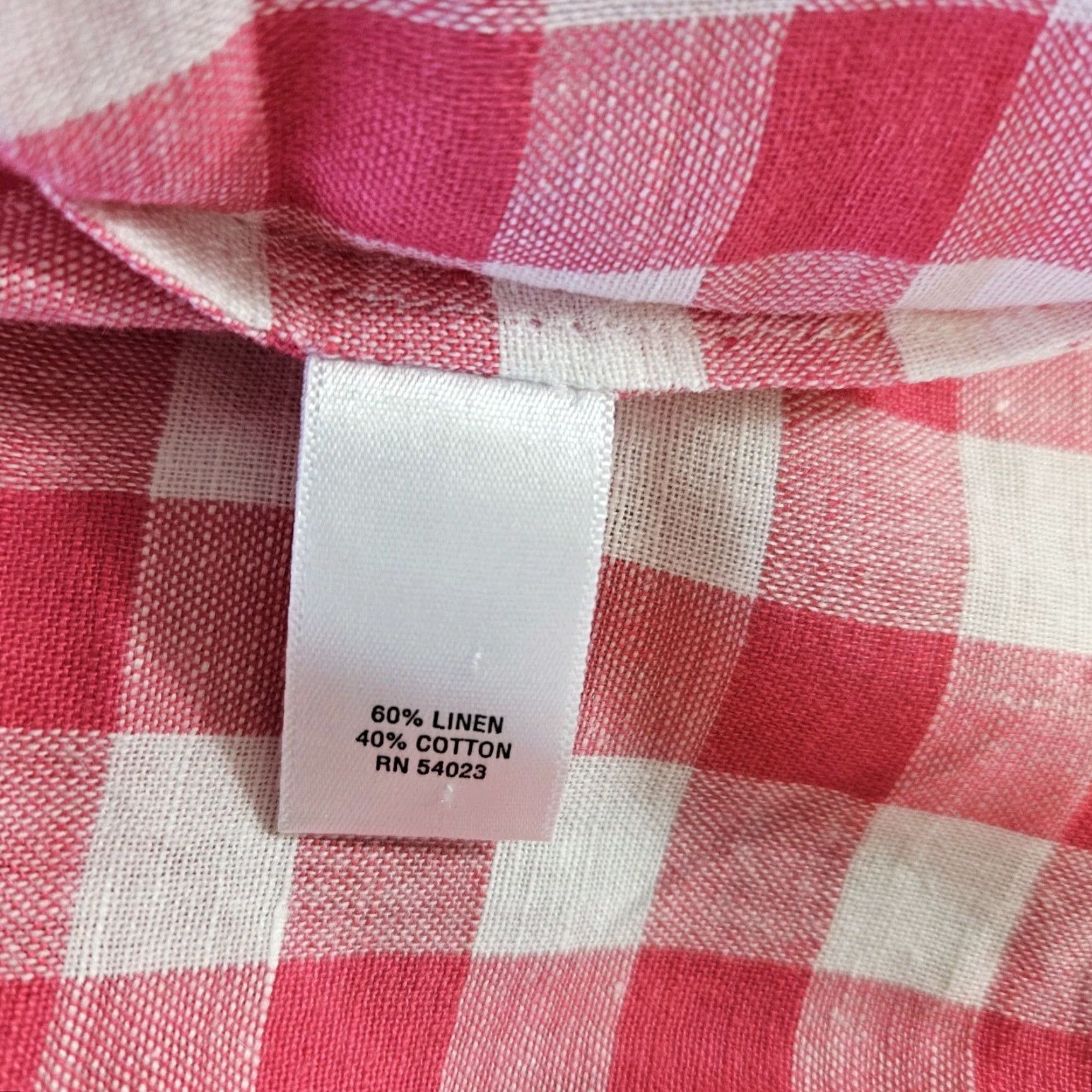 Banana Republic Banana Republic Womens Button-Up Shirt XS Pink Cotton Linen Shirt Womens XS Pink Banana Republic Button-Up Shirt Size XS / US 0-2 / IT 36-38 - 4 Thumbnail